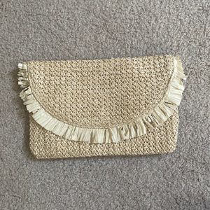 North Shore Straw Summer Clutch